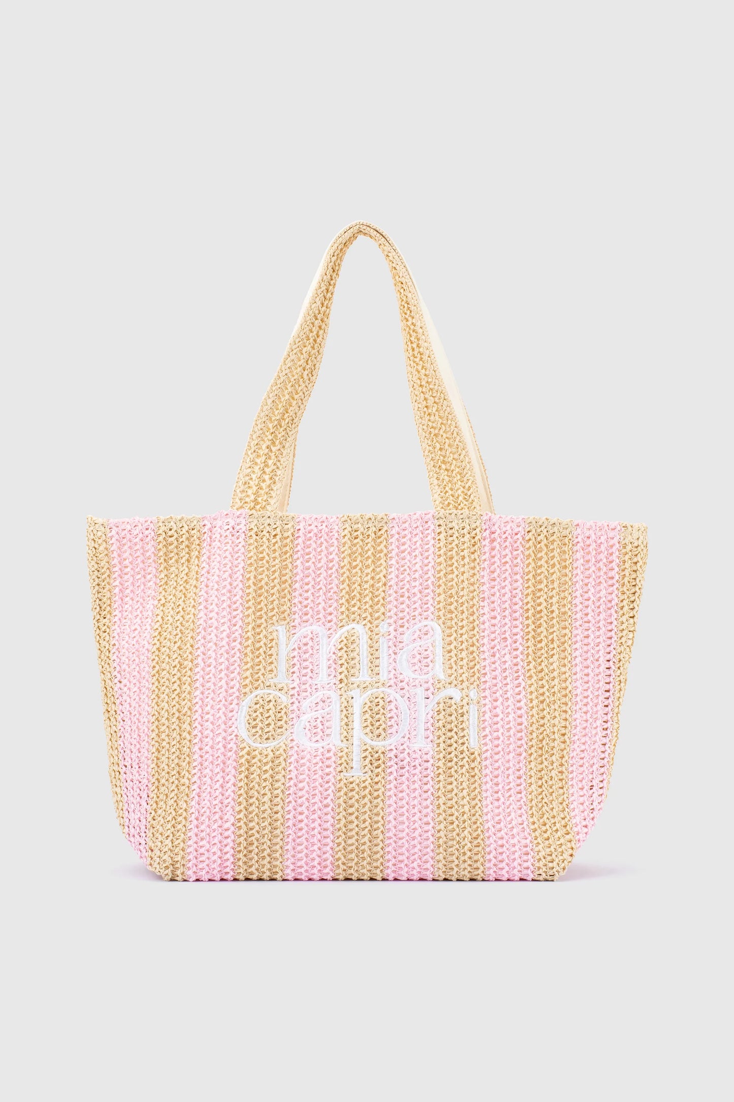 Mia Capri - Vacay Tote | Pale Pink