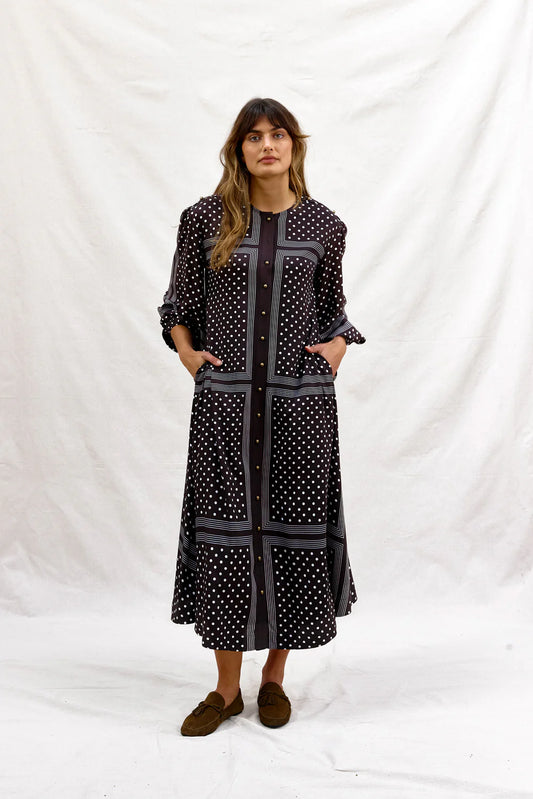 Binny - Hot Chocolate shirt dress