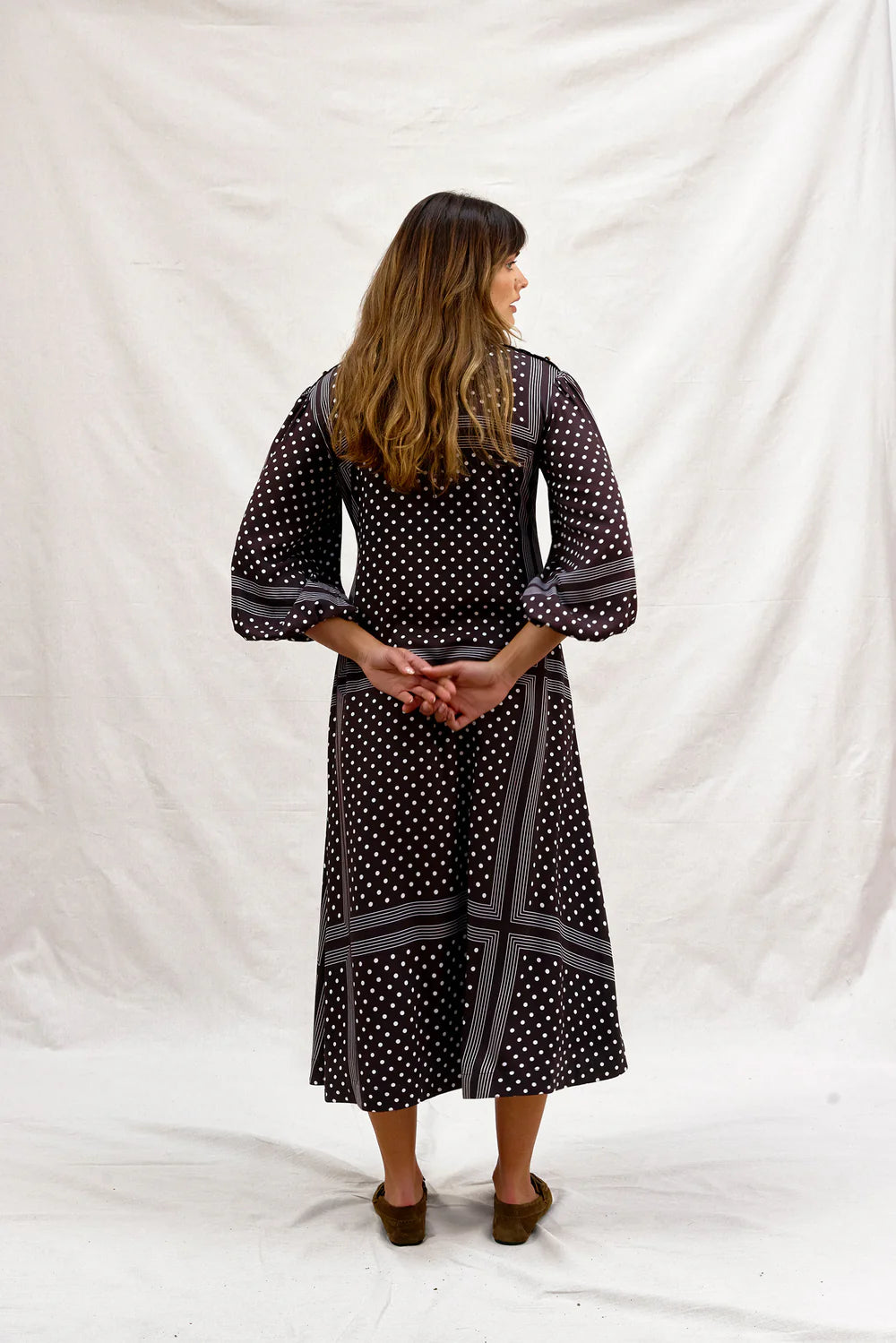 Binny - Hot Chocolate shirt dress