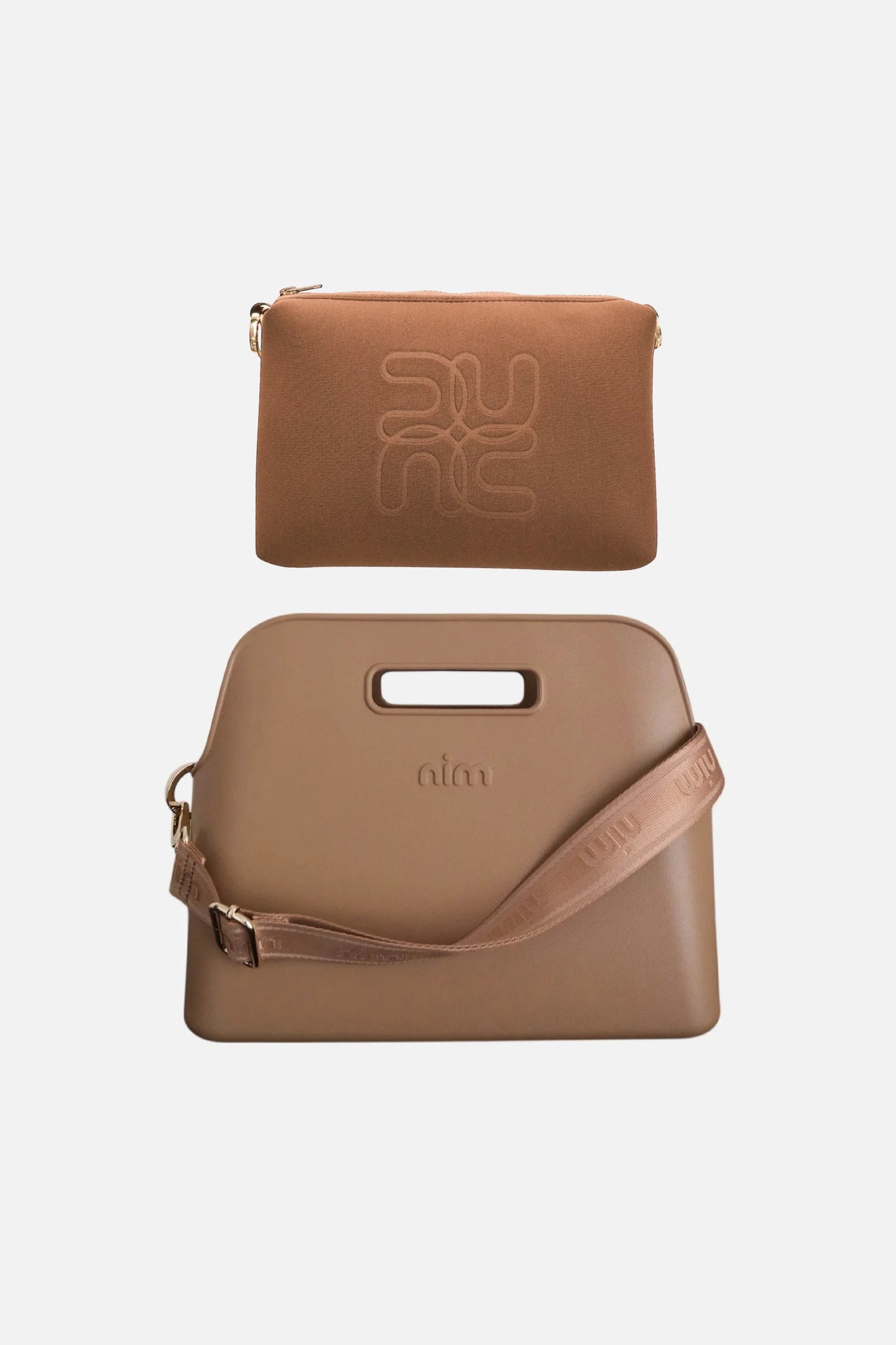 Nim The Label - The BB Tote Set | Latte