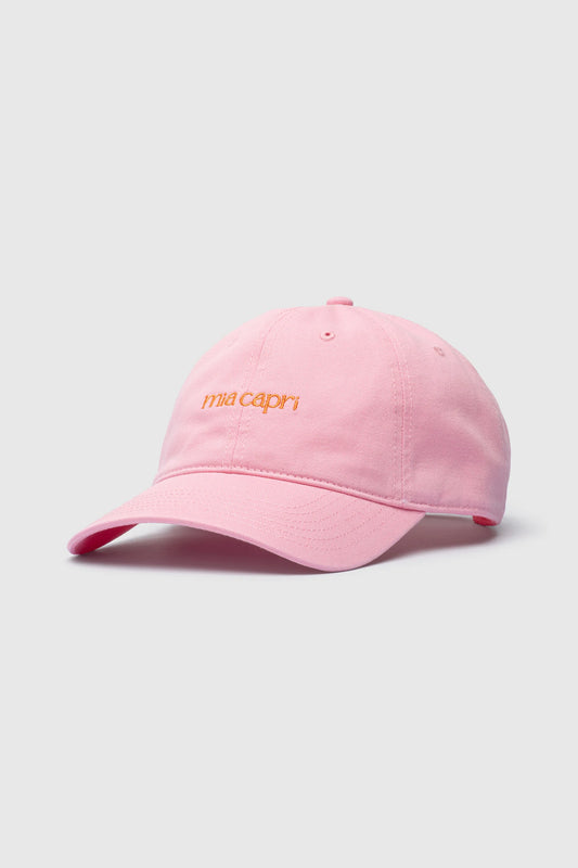 Mia Capri - Embroidered Cap | Pink