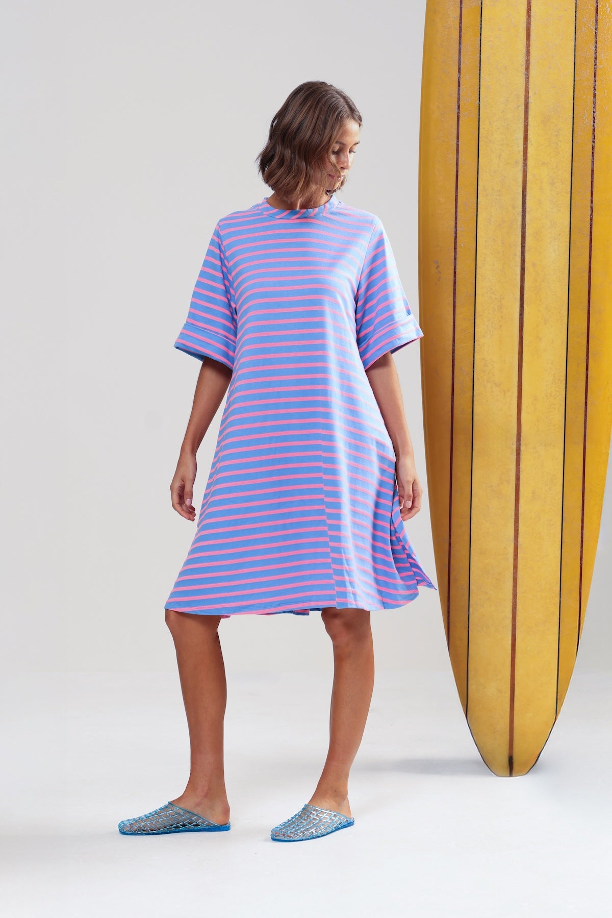 Binny - Vacswim Jersey Knee T-Shirt Dress