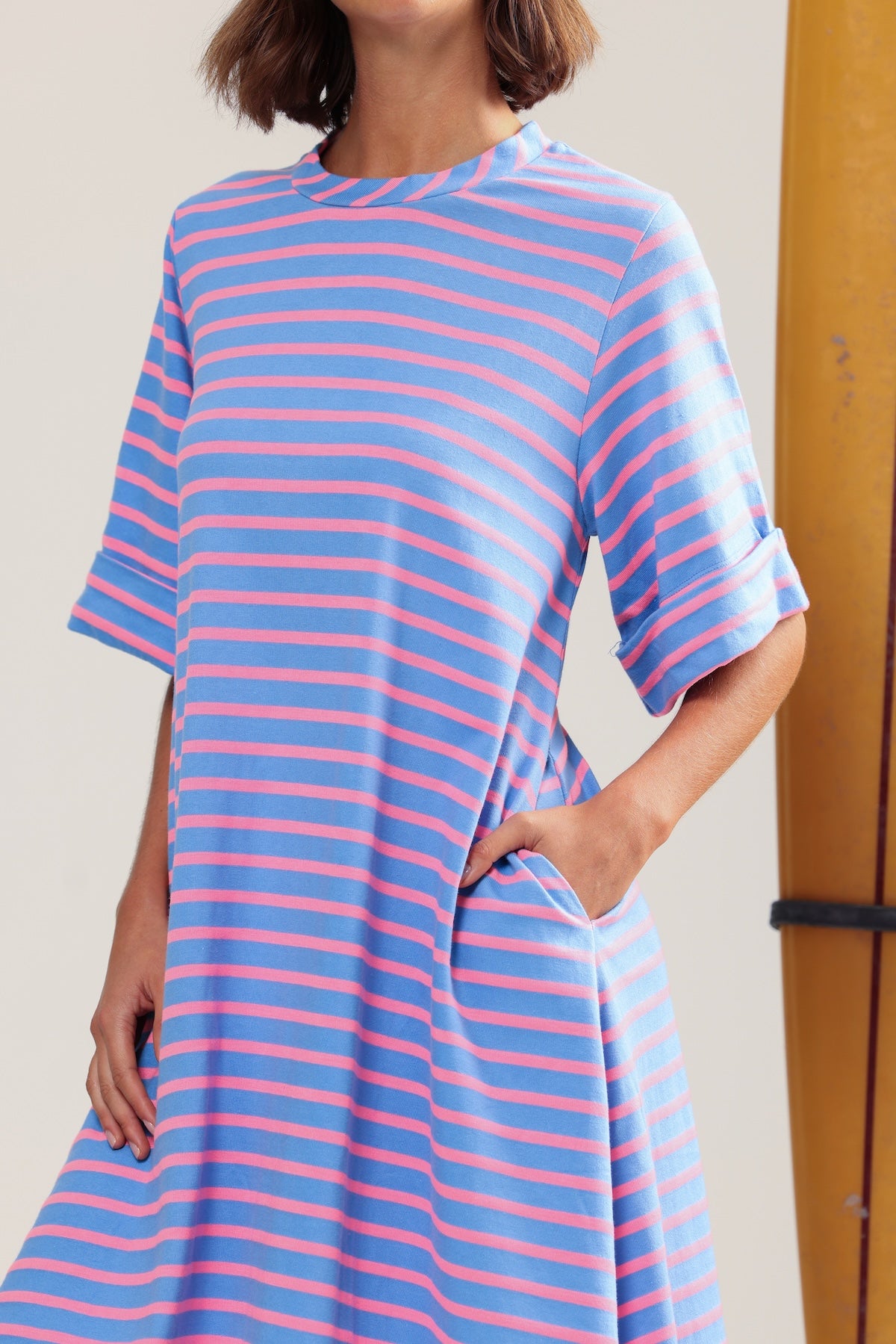 Binny - Vacswim Jersey Knee T-Shirt Dress