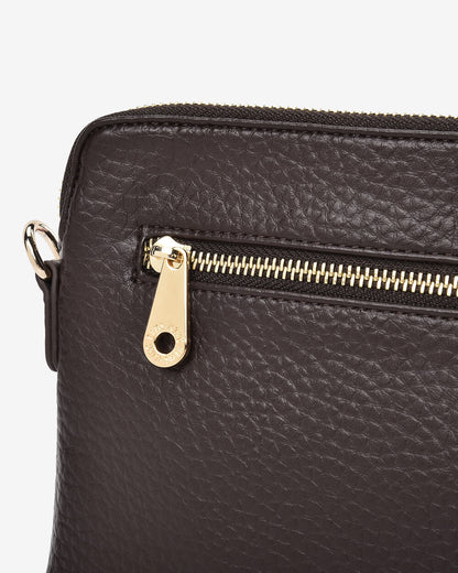 ELMS + KING - Bowery Crossbody | Chocolate