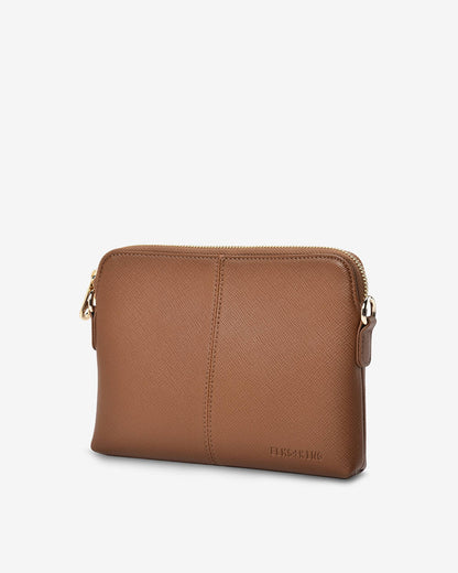 ELMS + KING - Bowery Crossbody | Tan Saffiano