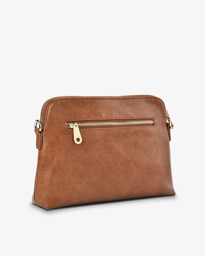 ELMS + KING - Burbank Crossbody Large | Tan Pebble