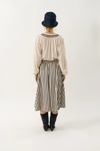 Lolly's Laundry - Aliya midi skirt | stripe