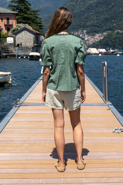 Indi & Cold - Linen Short | Marfil