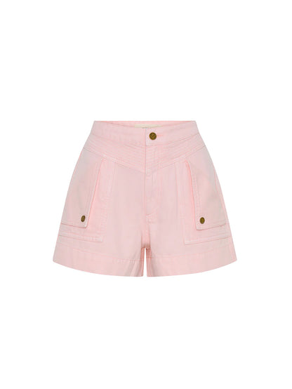 KIVARI - Celene Denim Short | Pink