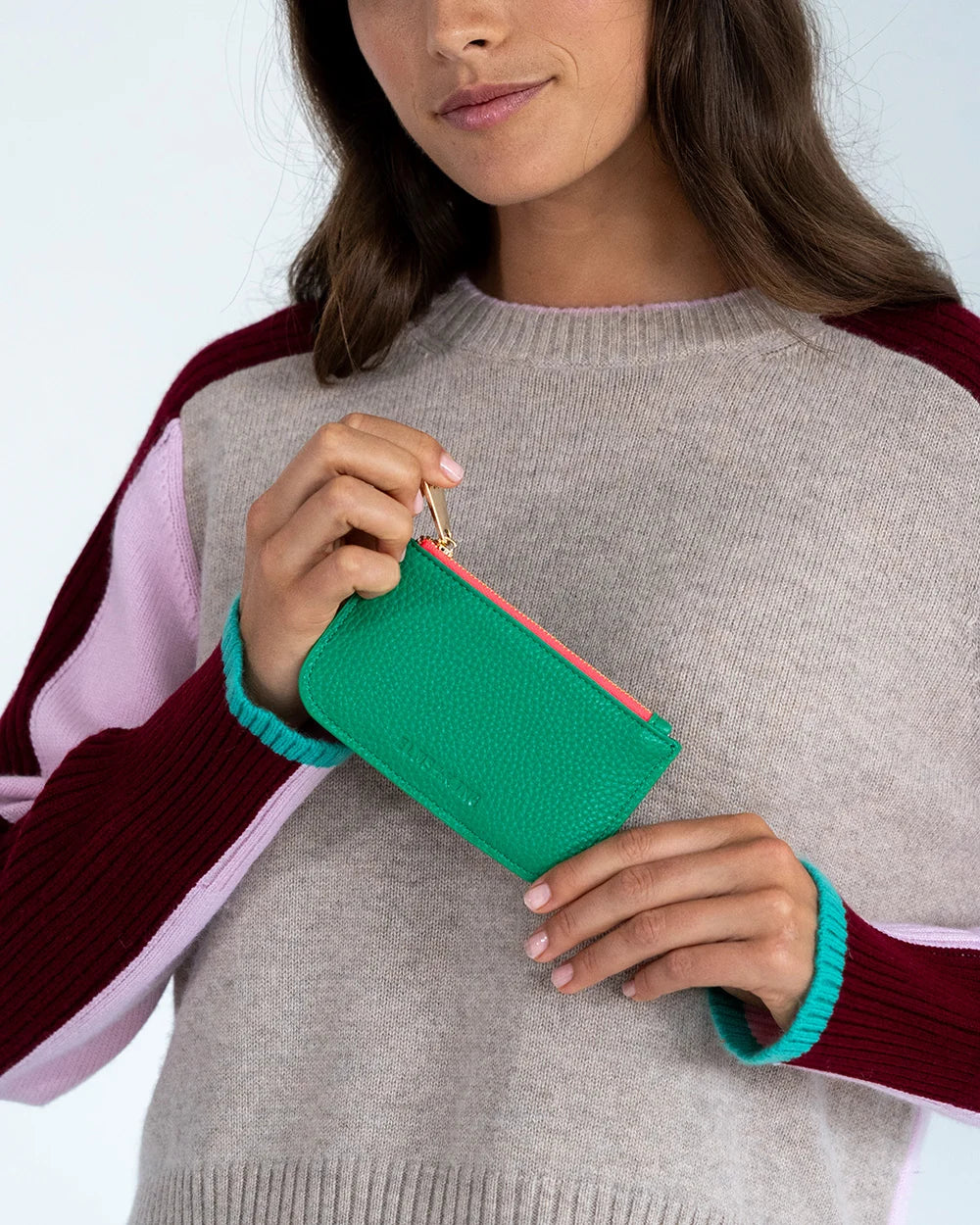ELMS + KING - Centro Wallet | Green Pebble