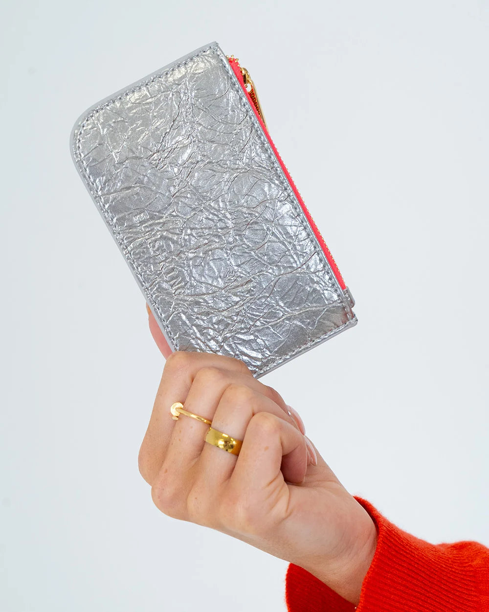 ELMS + KING - Centro Wallet | Silver Crinkle