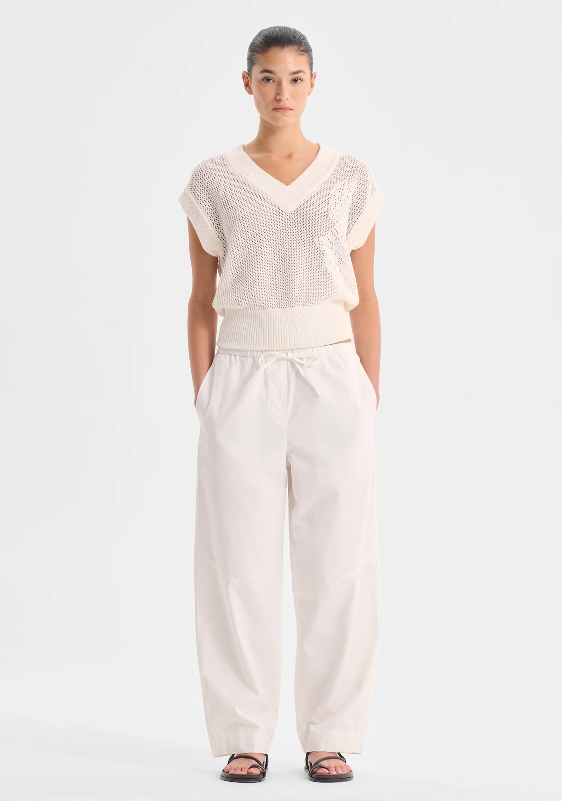 Morrison - Chiara Knit Vest | White Morrison