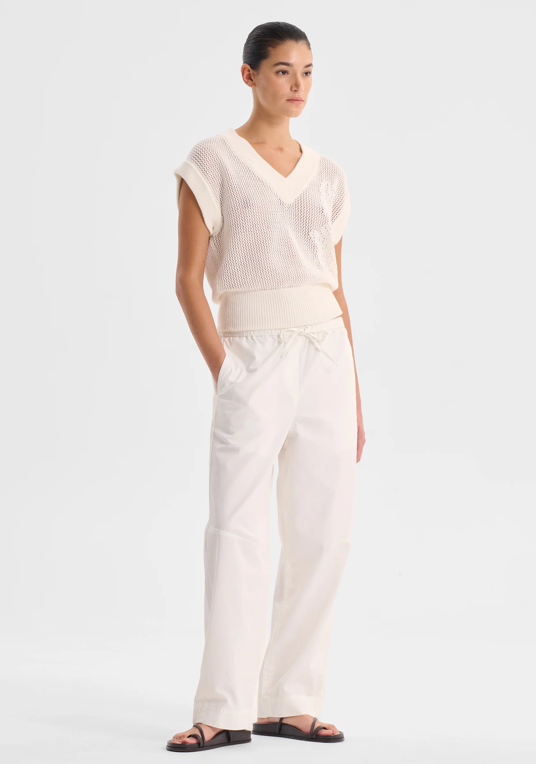 Morrison - Chiara Knit Vest | White Morrison