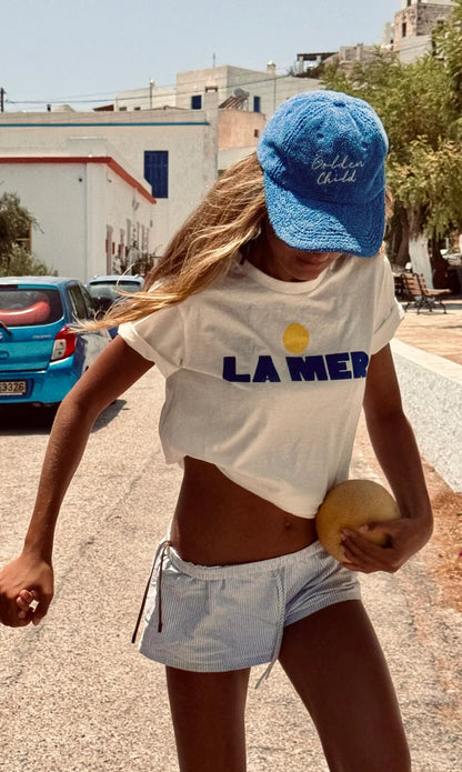 LITTLE PALMA - La Mer T-Shirt | Yellow LITTLE PALMA