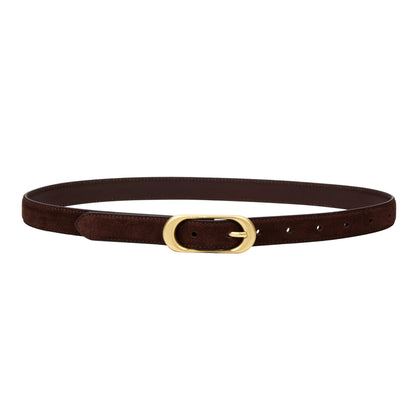 SANCIA - The Mira Belt | Espresso Suede