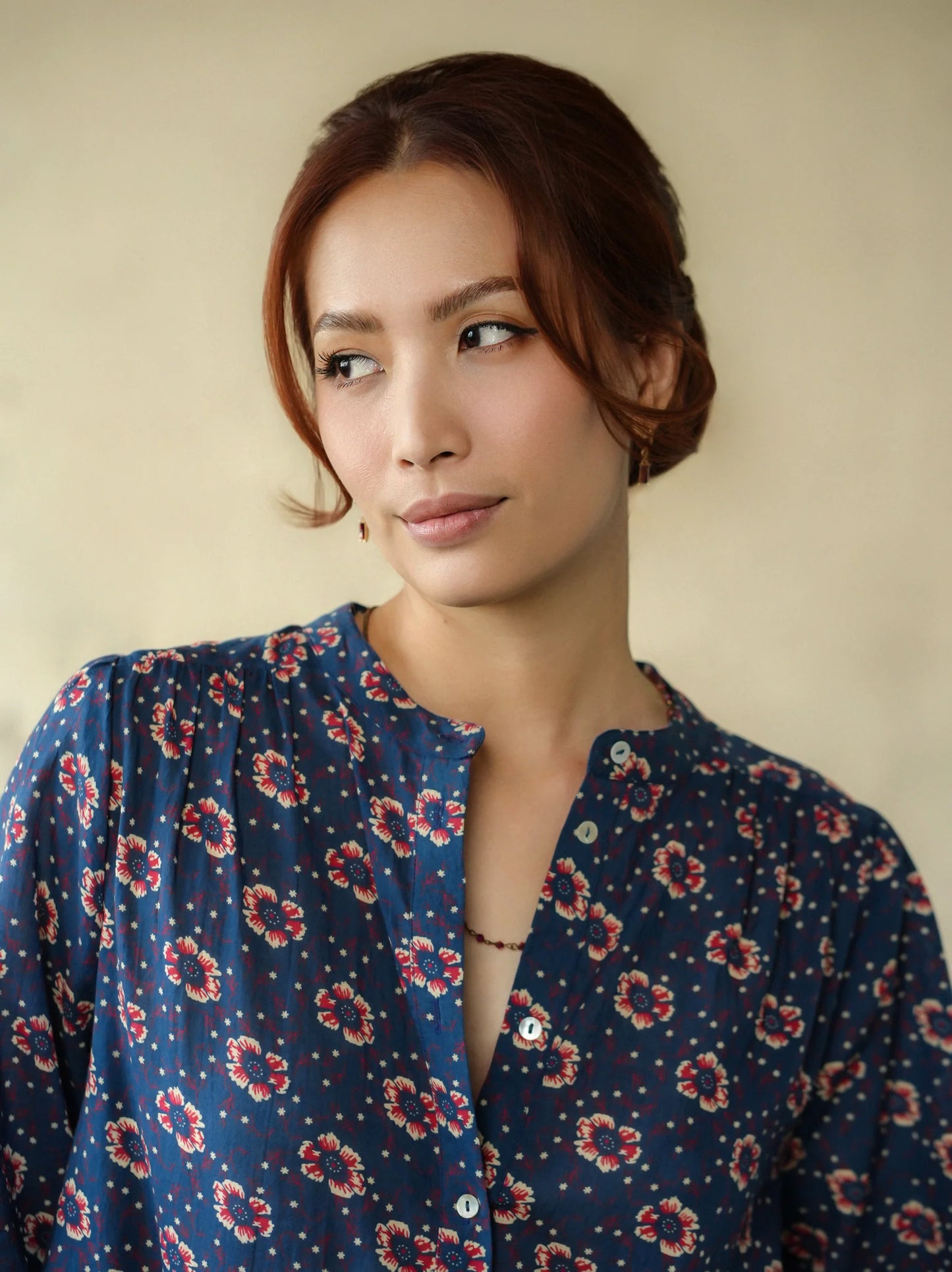 Marie Louise de Monterey - Persian Blouse | Navy