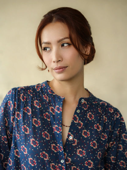 Marie Louise de Monterey - Persian Blouse | Navy