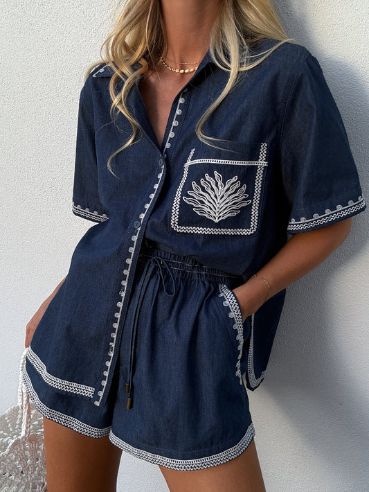KIVARI - Emile Chambray Shirt