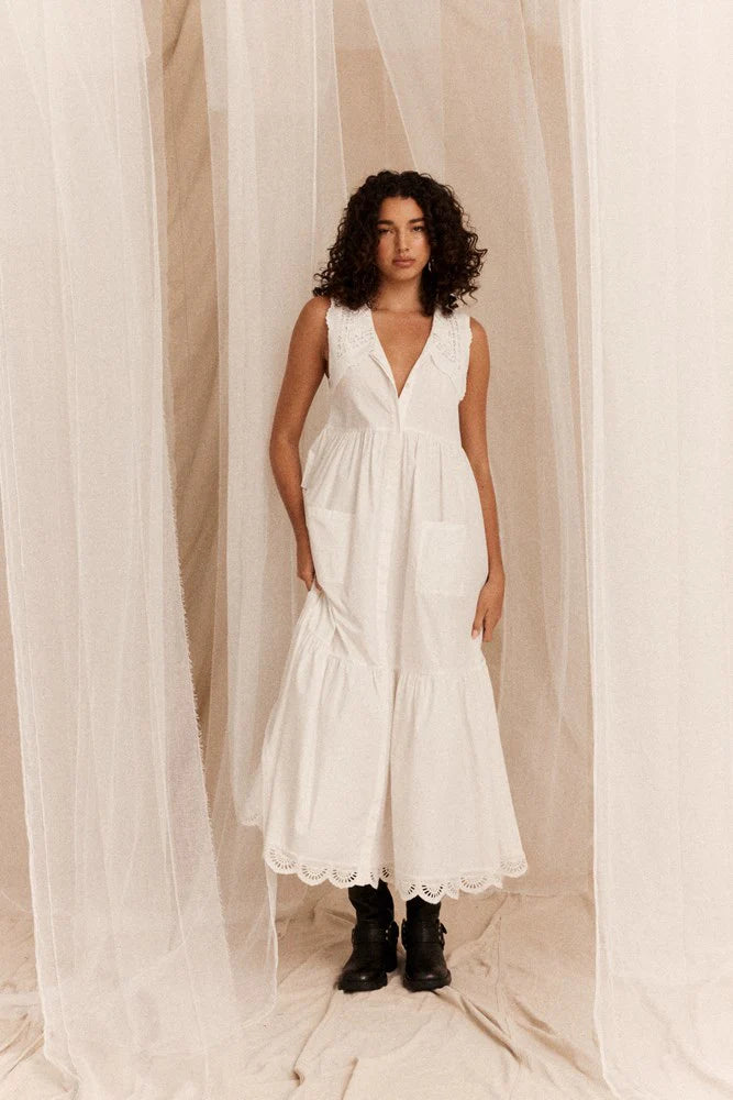 Kinga Csilla - Florence Tulip Tiered Maxi Dress
