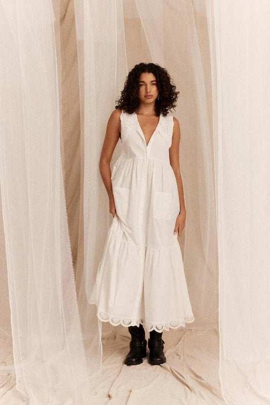 Kinga Csilla - Florence Tulip Tiered Maxi Dress