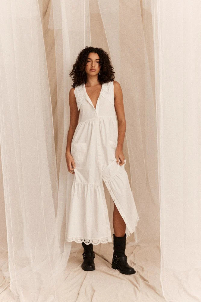 Kinga Csilla - Florence Tulip Tiered Maxi Dress
