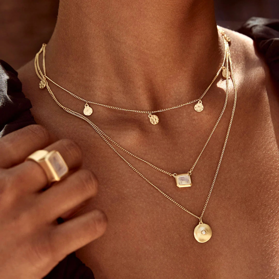 FAIRLEY - Cleo Disc Necklace