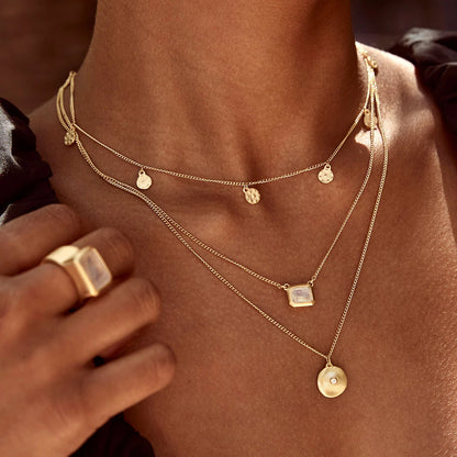 FAIRLEY - Cleo Disc Necklace