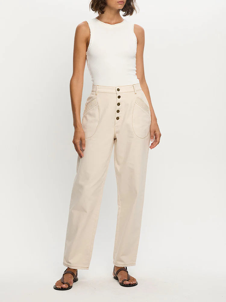 KIVARI - Gwen Denim Jean | Natural KIVARI