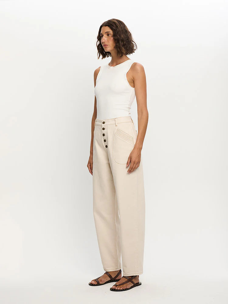 KIVARI - Gwen Denim Jean | Natural KIVARI