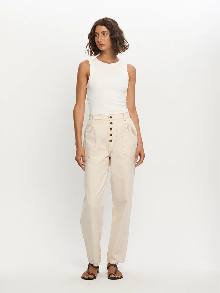 KIVARI - Gwen Denim Jean | Natural KIVARI