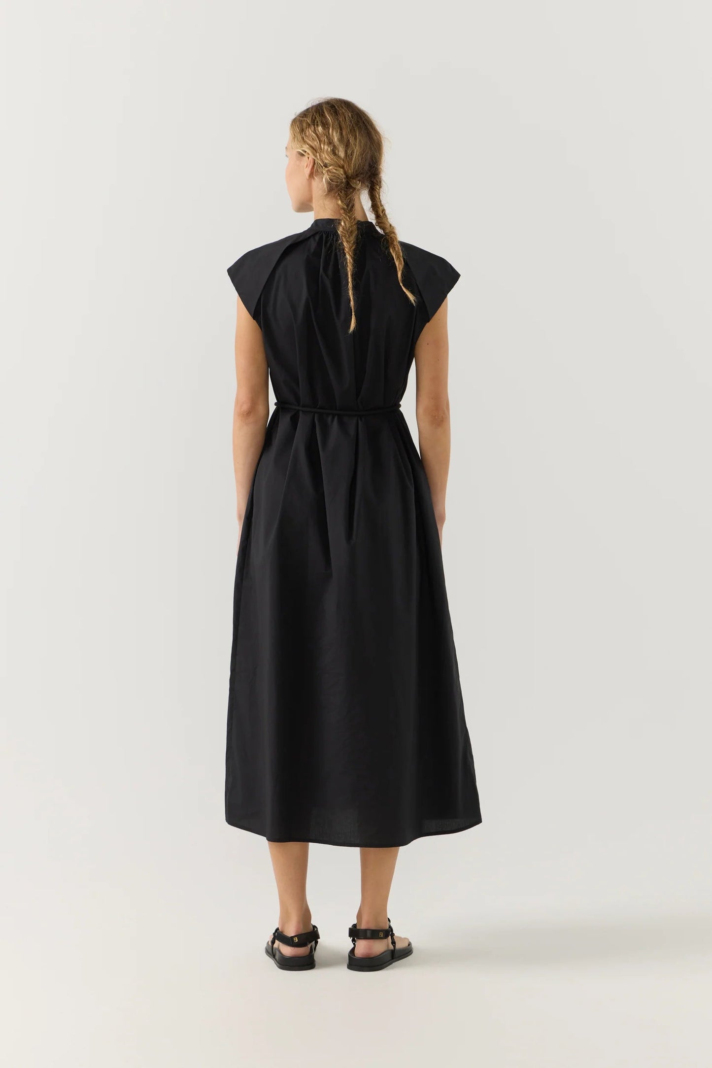 Foemina - Hunter Dress | Black Poplin Foemina