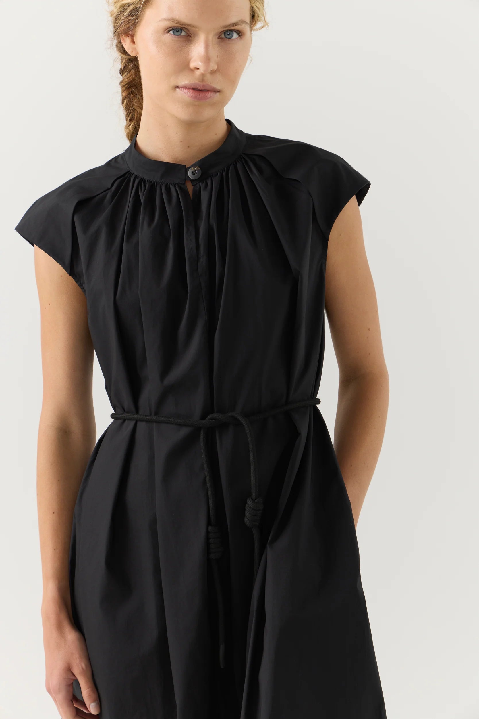 Foemina - Hunter Dress | Black Poplin Foemina