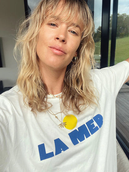 LITTLE PALMA - La Mer T-Shirt | Yellow LITTLE PALMA