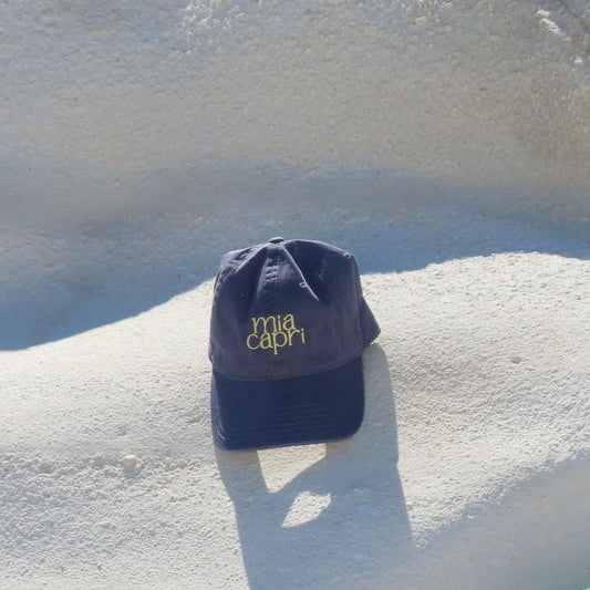 Mia Capri - Embroidered Cap | Blue