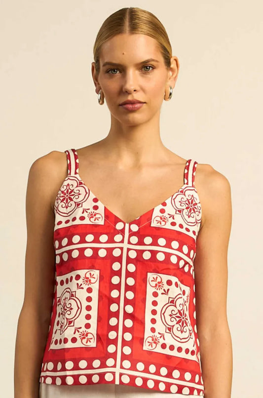 Zoe Kratzmann - Memo Top | Poppy Scarf