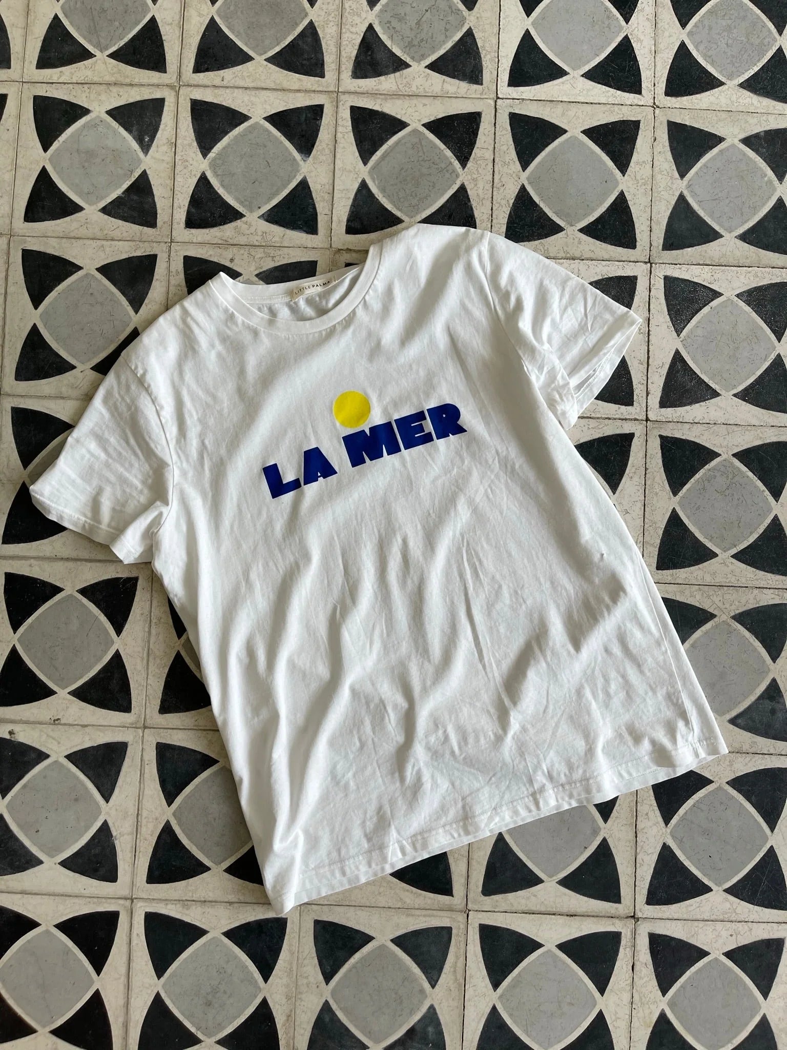 LITTLE PALMA - La Mer T-Shirt | Yellow LITTLE PALMA