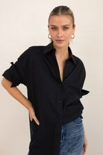 Hut - The Cotton Overshirt | Black