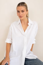 Hut - The Cotton Overshirt | White