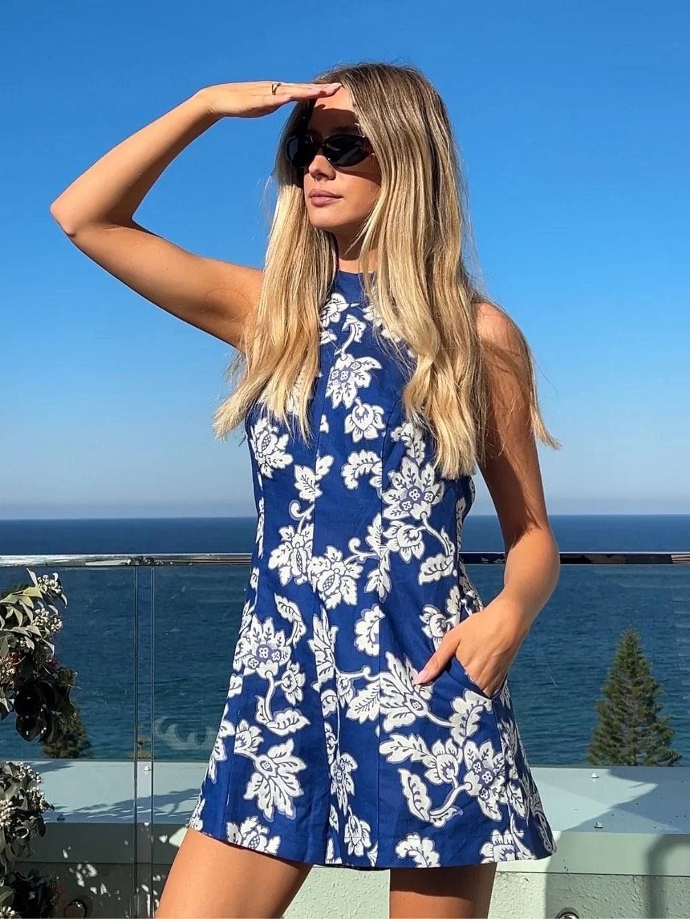 KIVARI - Linda Playsuit | Blue Butter