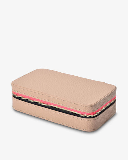 ELMS + KING - Jewellery Case Large | Neutral Pebble