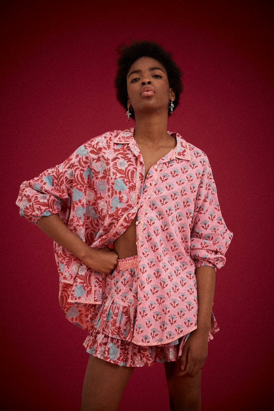 Kinga Csilla - Chalm Shirt | Kamala Block Print