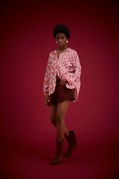 Kinga Csilla - Chalm Shirt | Kamala Block Print