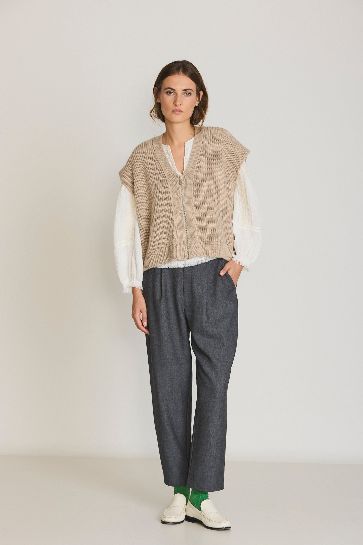 Indi & Cold - Camisa Blouse | Blanco