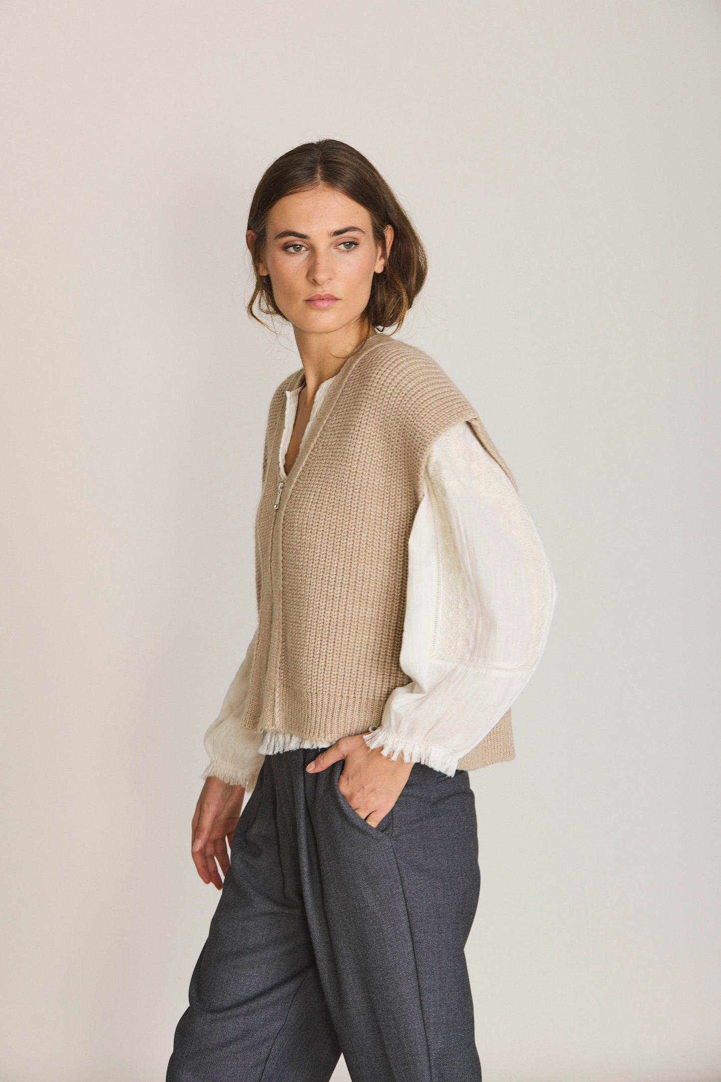 Indi & Cold - Camisa Blouse | Blanco