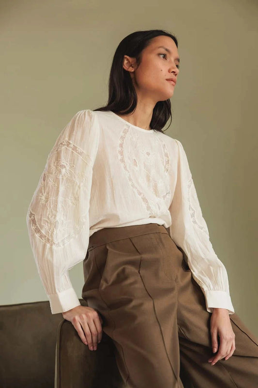 Indi & Cold - Camisa Blouse | Blanco