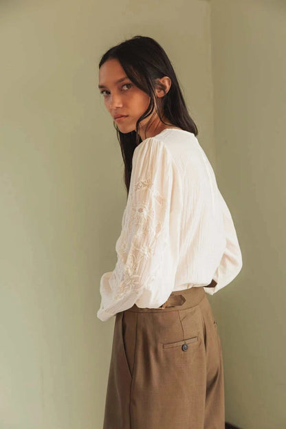 Indi & Cold - Camisa Blouse | Blanco