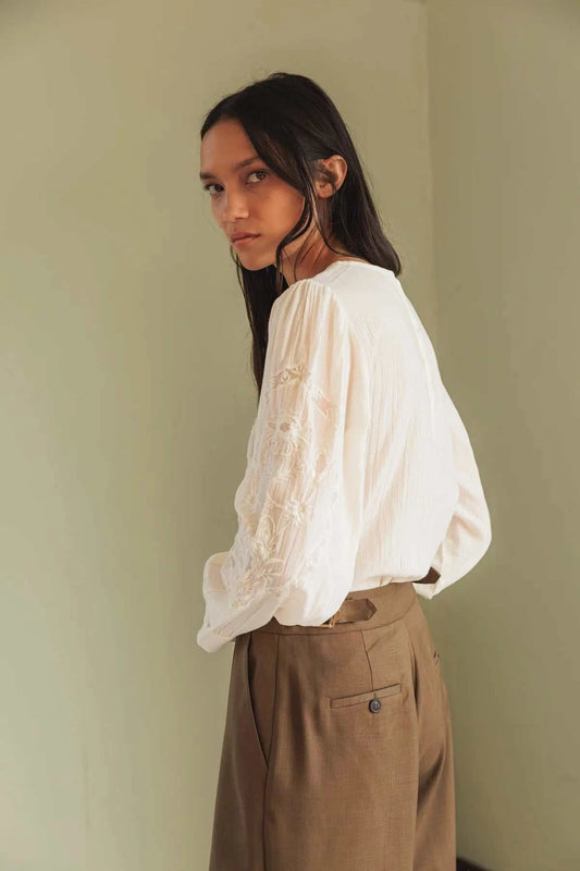 Indi & Cold - Camisa Blouse | Blanco
