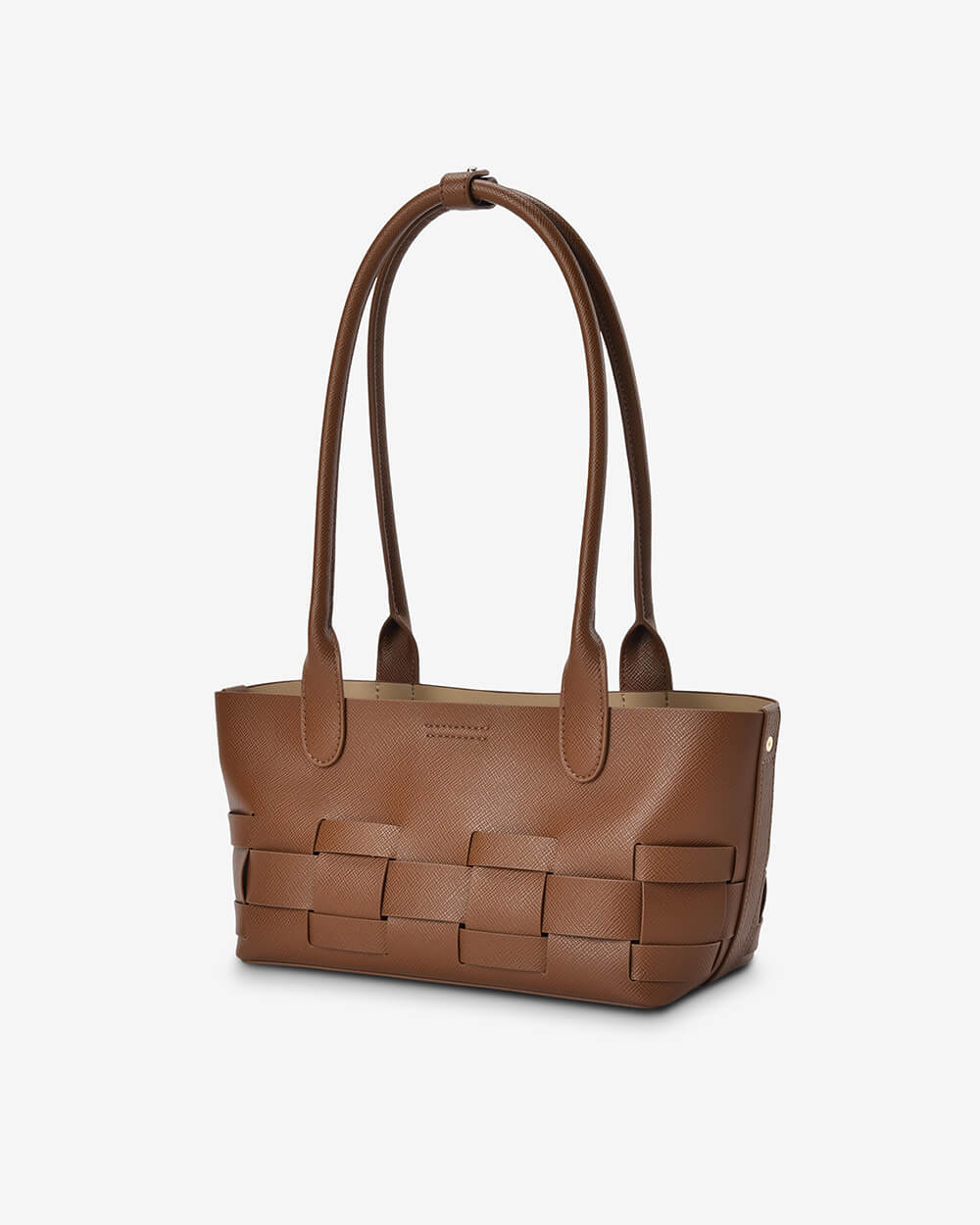 ELMS + KING - Kenley East-West Bag | Tan Saffiano