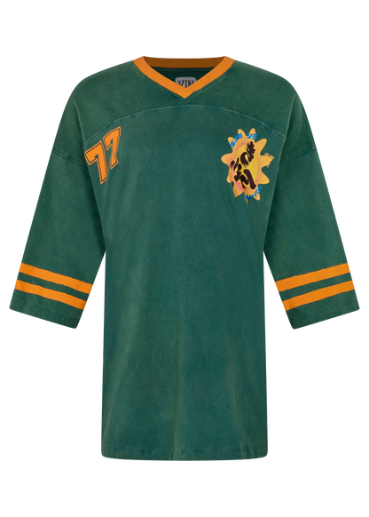 Kinga Csilla - 77 Sun Team Tee dress | Stonewashed green