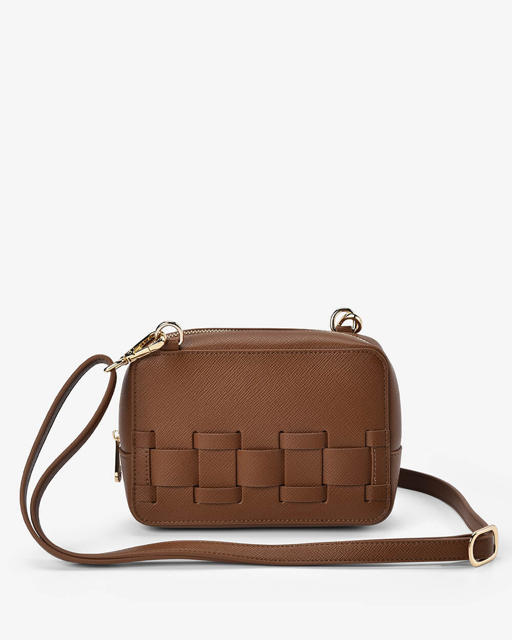 ELMS + KING - London Crossbody | Tan Saffiano